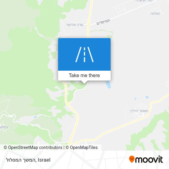 המשך המסלול map