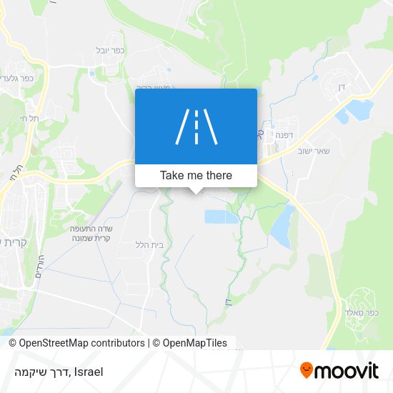דרך שיקמה map