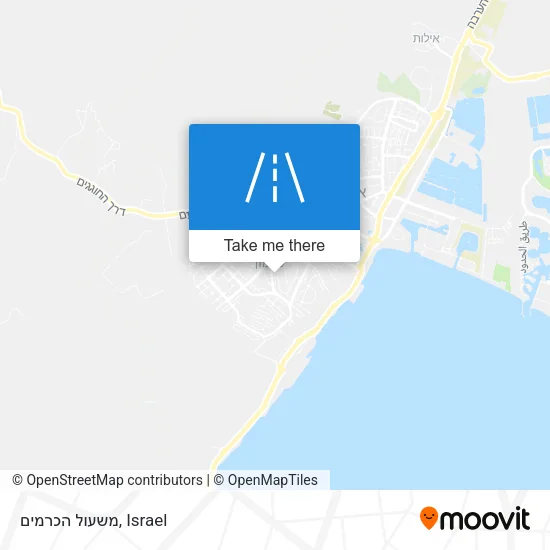 Карта משעול הכרמים