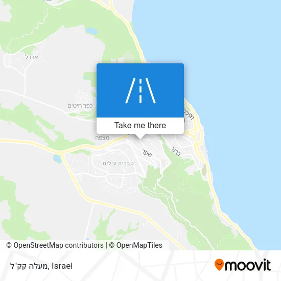 Карта מעלה קק"ל