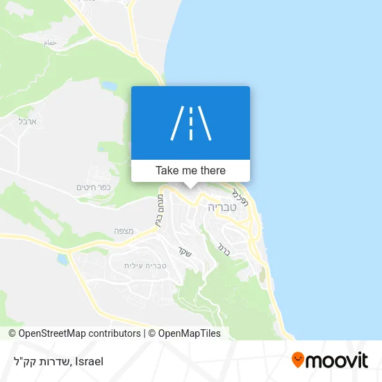 Карта שדרות קק"ל