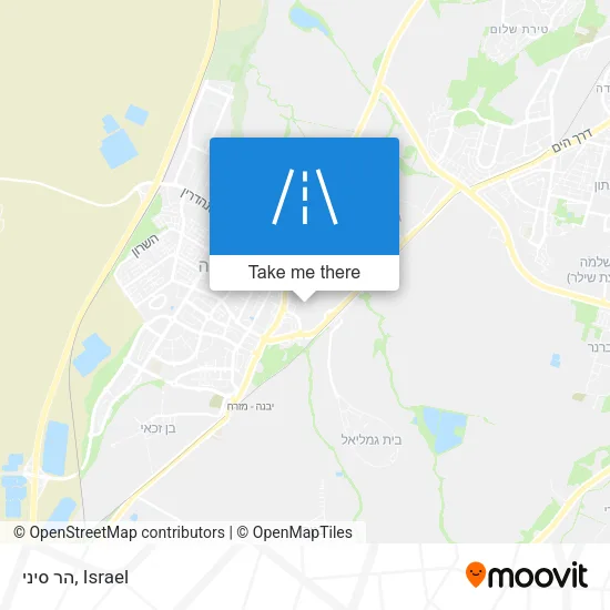 Карта הר סיני