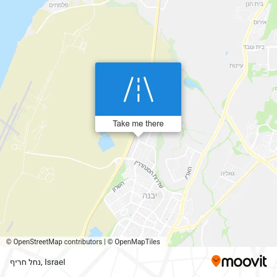 Карта נחל חריף
