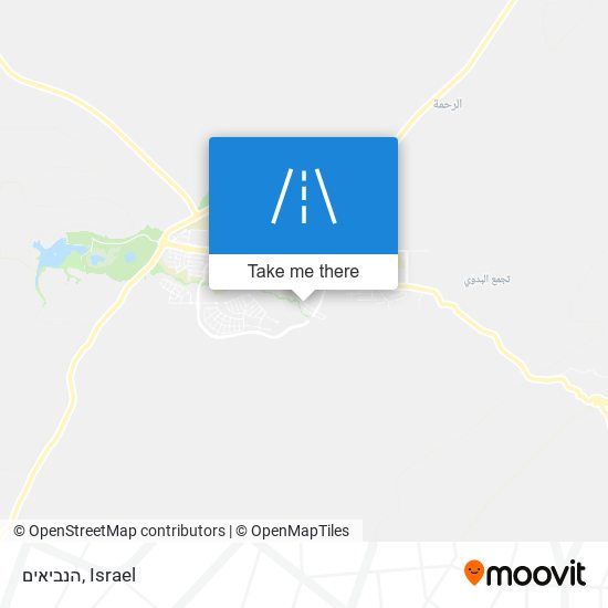 הנביאים map