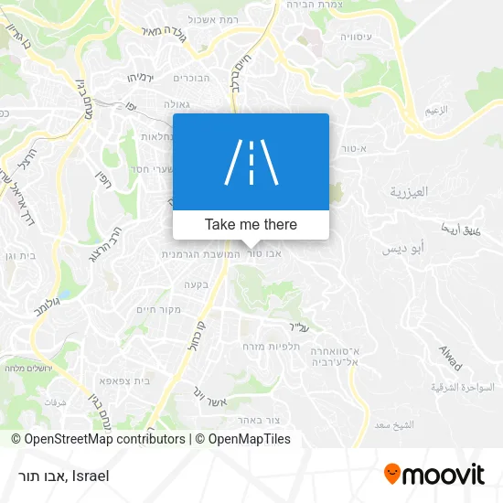 Карта אבו תור