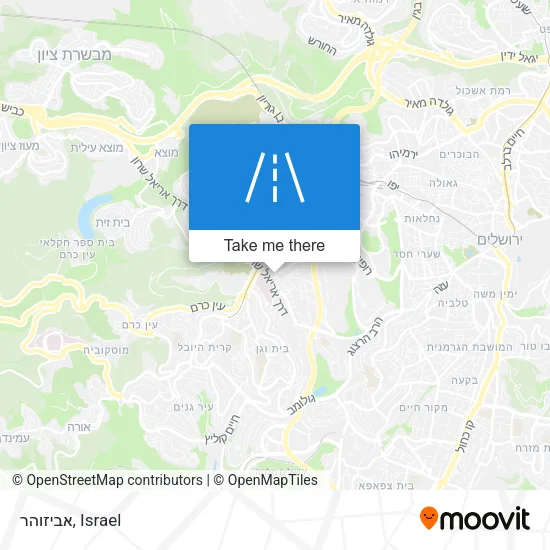 Карта אביזוהר