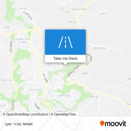 אביר יעקב map