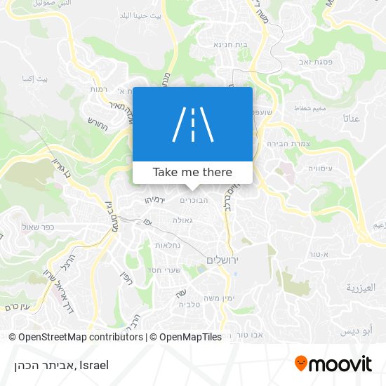 אביתר הכהן map