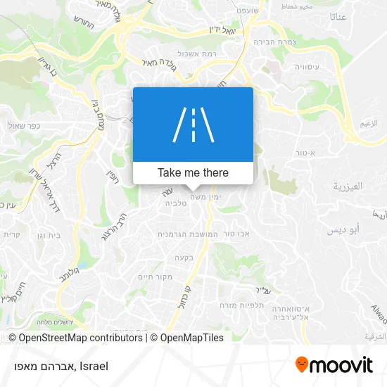 Карта אברהם מאפו