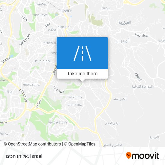 אליהו חכים map