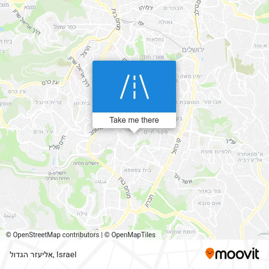 Карта אליעזר הגדול