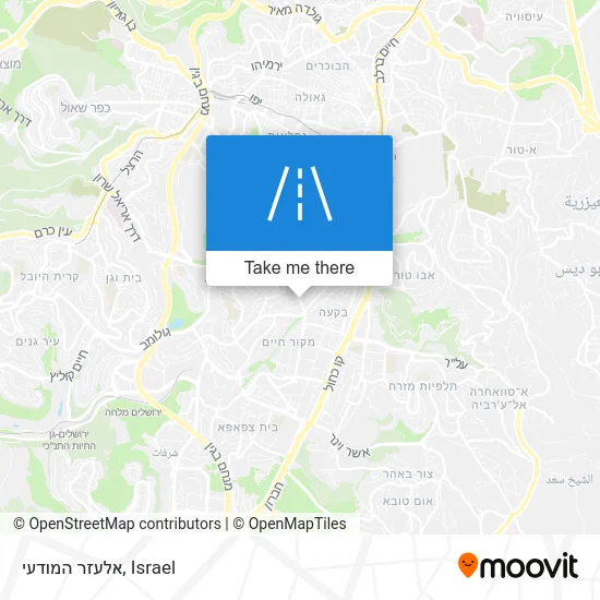 Карта אלעזר המודעי