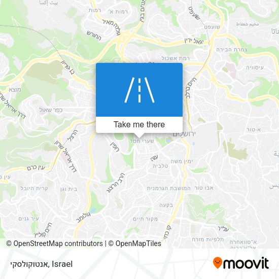 אנטוקולסקי map