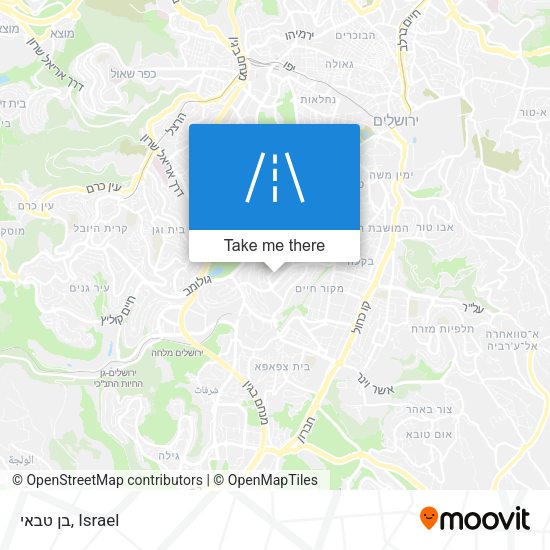 בן טבאי map