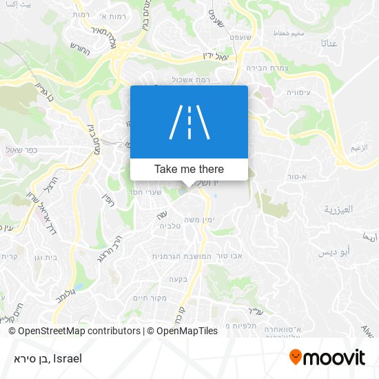 בן סירא map