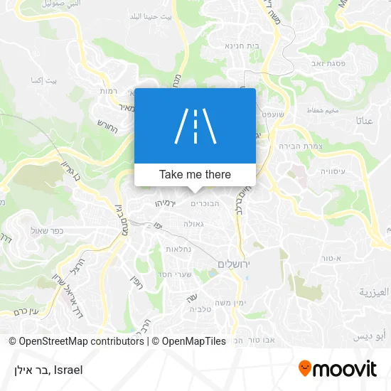 Карта בר אילן