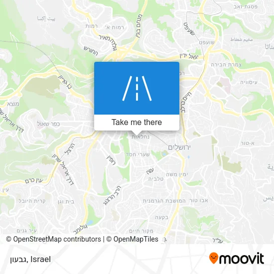 Карта גבעון