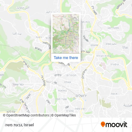 Карта גבעת משה
