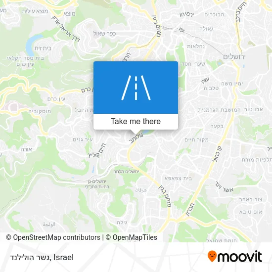 Карта גשר הולילנד
