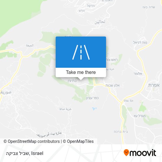 שביל צביקה map