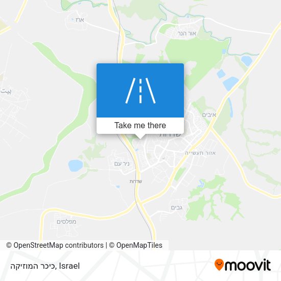 כיכר המוזיקה map