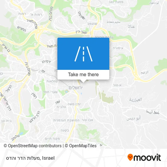 Карта מעלות הדר והדס