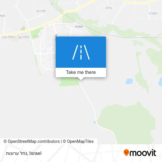 Карта נחל ערוגות
