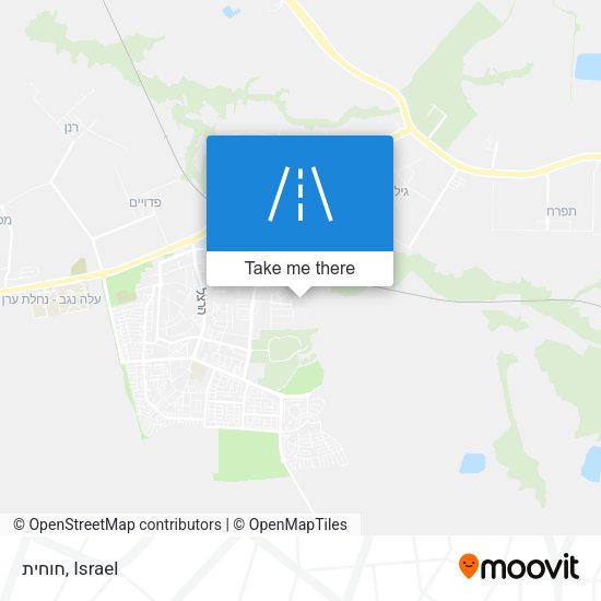 חוחית map