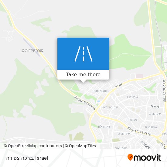 ברכה צפירה map