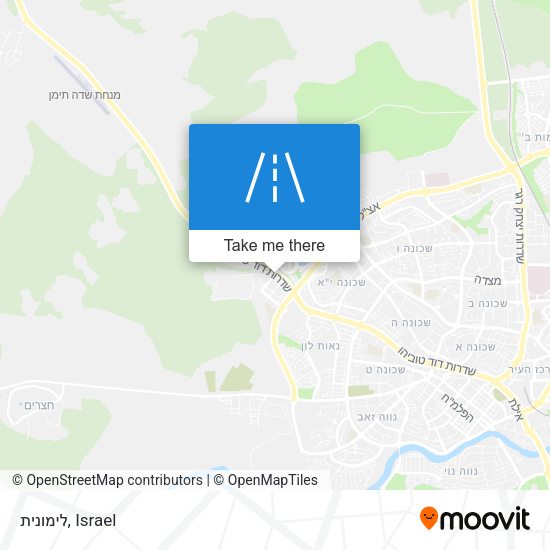 לימונית map