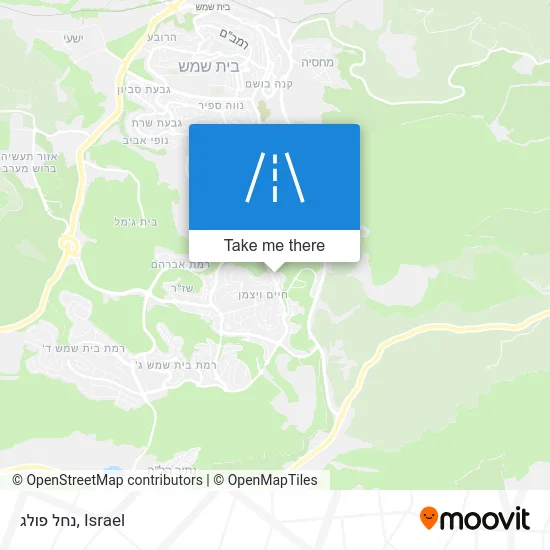 Карта נחל פולג