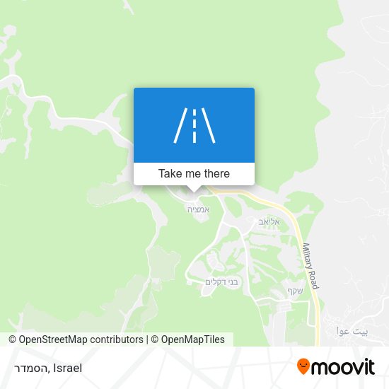 הסמדר map