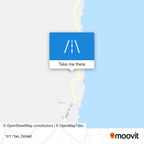 ואדי דוד map