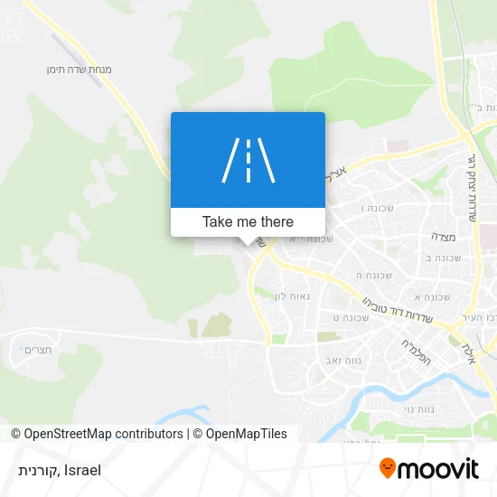 Карта קורנית