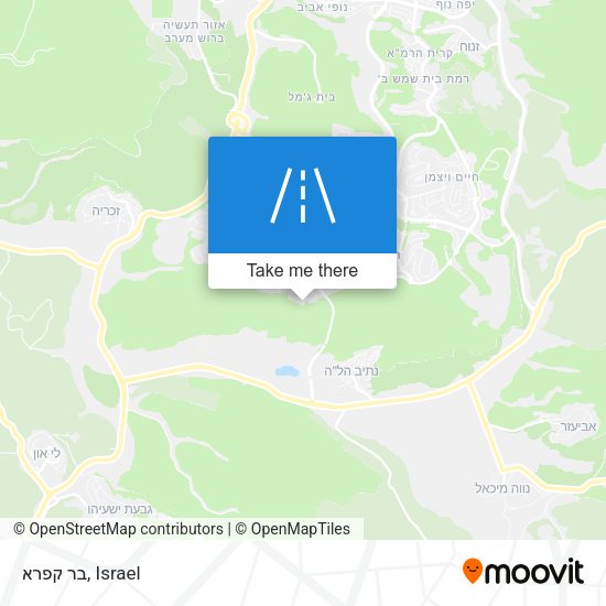 בר קפרא map
