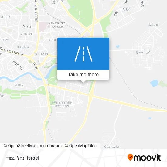 Карта נחל עמוד