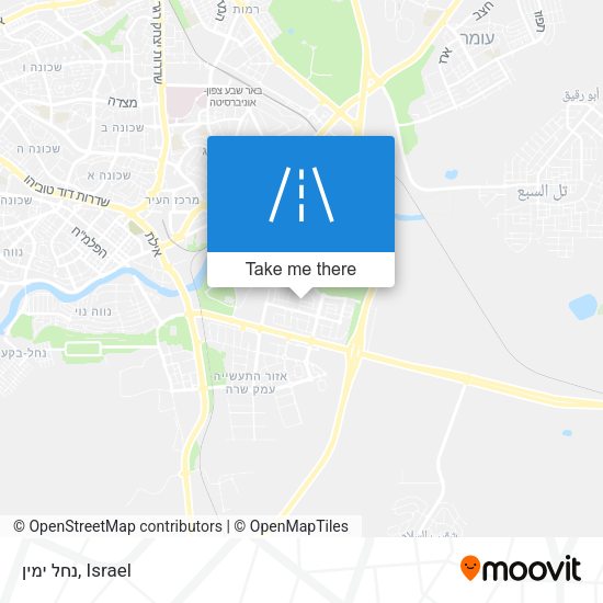 Карта נחל ימין