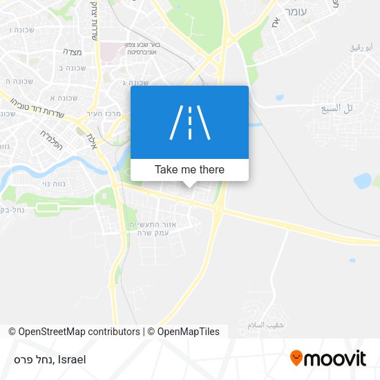 Карта נחל פרס
