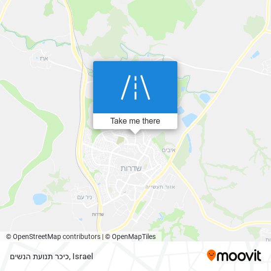 כיכר תנועת הנשים map