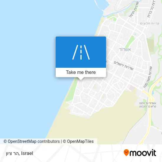 Карта הר ציון