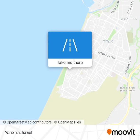 Карта הר כרמל