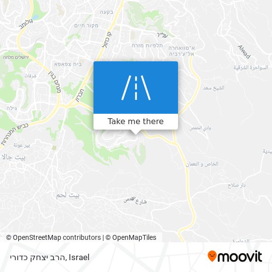 הרב יצחק כדורי map