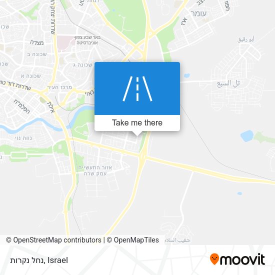 נחל נקרות map