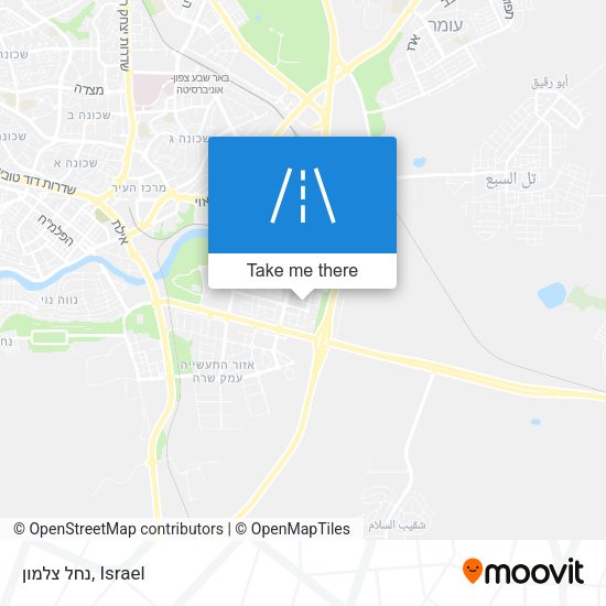 נחל צלמון map