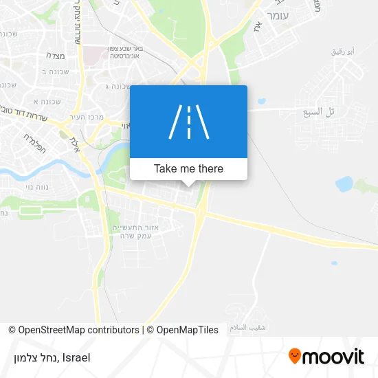 Карта נחל צלמון