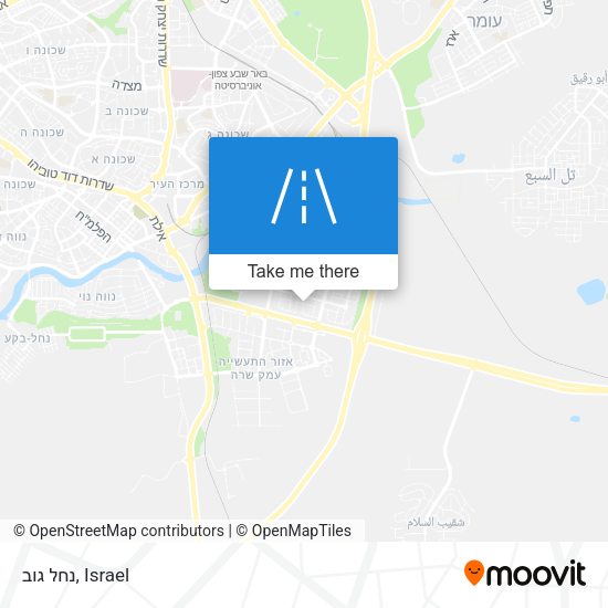 Карта נחל גוב