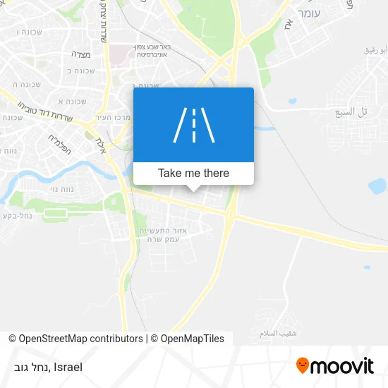 Карта נחל גוב