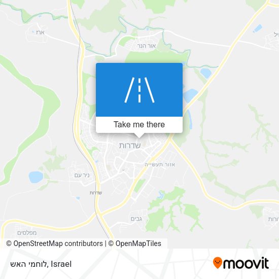 לוחמי האש map