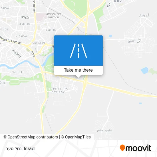 Карта נחל סער