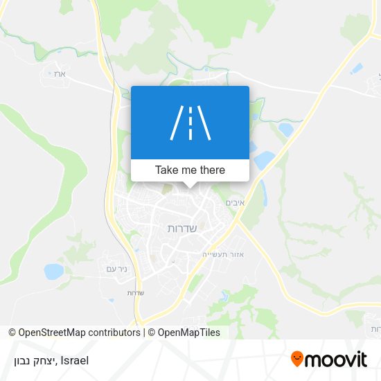 יצחק נבון map